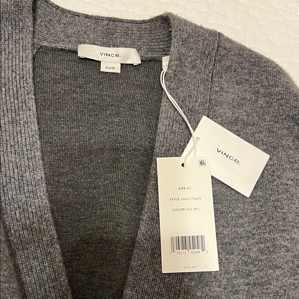 Vince Women's Charcoal Cardigan